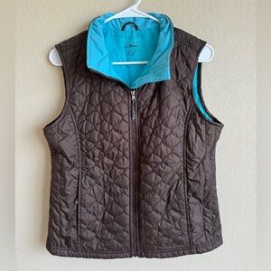 L.L. Bean Kids Brown and Blue Vest Size XL 18